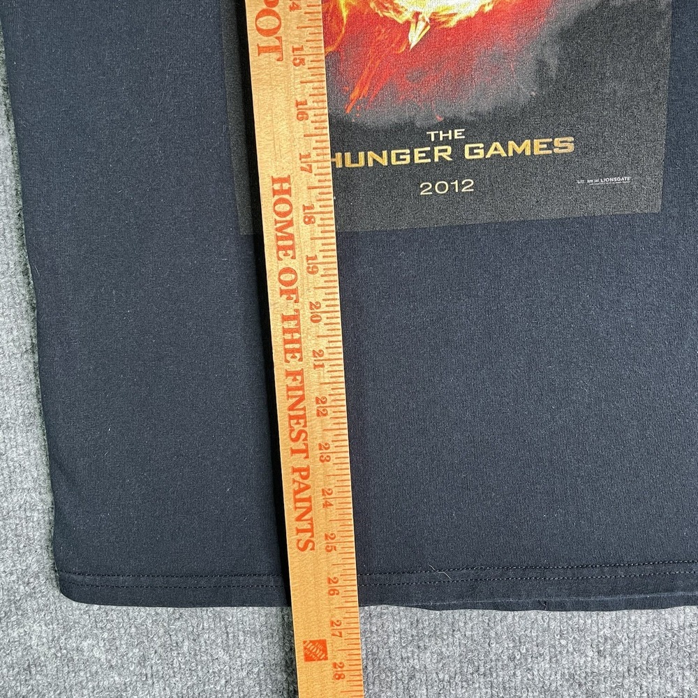 The Hunger Games Promo T-shirt Small 2012 District 12 Lionsgate Double Sided - Picture 3 of 6